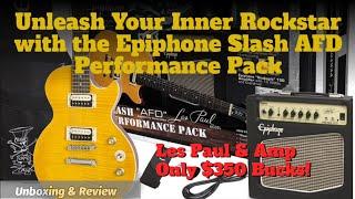 Unboxing the  Epiphone Slash AFD Les Paul Performance Pack - Is it Worth the Money?