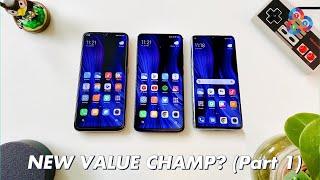 Redmi 10X 5G vs Redmi K30 Pro vs Mi Note 10 Lite - NEW VALUE CHAMP? (Part 1)