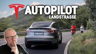 TESLA AUTOPILOT 2024.32.6 AUF LANDSTRASSE IM TEST UND DAS PASSIERTE! 