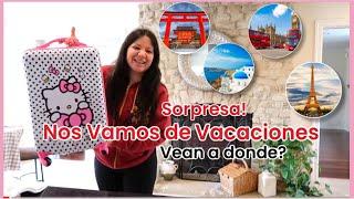 SORPRESA ️ NOS VAMOS DE VACACIONES | VEAN A DONDE VAMOS | COMPRAS PARA LAS VACACIONES | VLOG