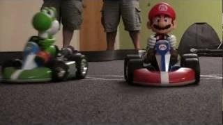 Super Deluxe Mario R/C Cars from ThinkGeek