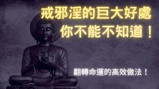 戒邪淫的巨大利益與好處｜靜思佛語