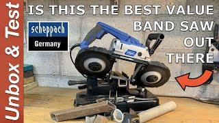 Affordable Band Saw Scheppach MBS 1100: What You Can Do with THIS? Unbox and Test