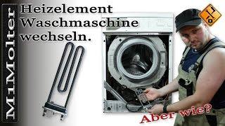 Heizelement Waschmaschine wechseln - so geht's