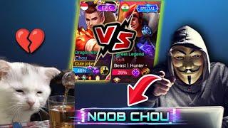 SUN vs CHOU pro hater challenge CUTE JOKER || mlbb