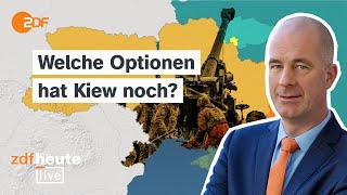 Erschöpfte Soldaten, fehlende Waffen – Was die Ukraine jetzt braucht | ZDFheute live