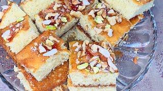 طرز تهیه کیک مربادار  EID SPECIAL JAM CAKE | CAKE E MURABBADAR | MURABBA CAKE | SPONGE CAKE