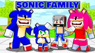 Adopted by a SHIN SONIC FAMILY in Minecraft! (Hindi)