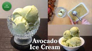 Avocado Ice Cream Homemade | How to Make Avocado Ice Cream Recipe | Ice Cream Recipe from Scratch