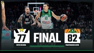 Virtus Bologna - Panathinaikos 77-82 | Euroleague R10 Highlights | 15.11.2024