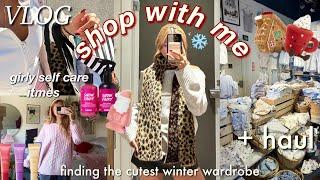 SHOPPING VLOG⭐️ finding the CUTEST winter wardrobe, hollister, TJ Maxx, cotton on, lush, etc