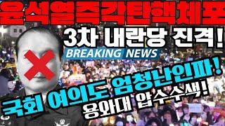 국회앞 난리났다! 3차 진격 내란당 포위한다! 윤석열 체포하라! 내란수괴범 윤석열 심판! #이재명 #나두잼tv