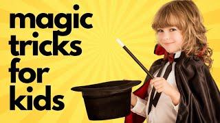 MAGIC TRICKS FOR KIDS at Home   -  Learn 9 Easy Magic Tricks for Kids Easy #magictricksforkids