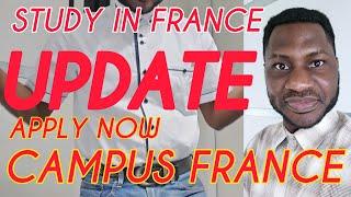 STUDY IN FRANCE  UPDATE|CAMPUS FRANCE