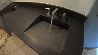 Concrete vanity top