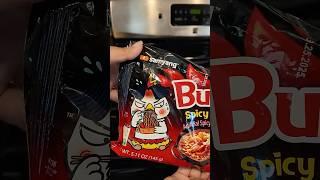 Don’t sleep on the Buldak Stew Fire Noodles! My new favorite  #spicynoodlemukbang #buldak