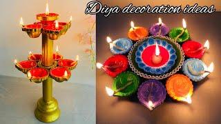 Diya decoration ideas | Diya stand making ideas