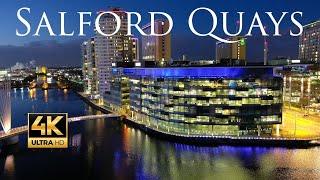 Salford Quays / BBC Mediacity Manchester 4K Drone Video