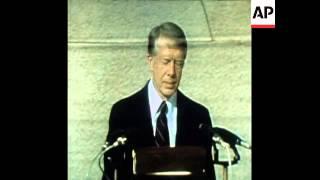 SYND 12 3 79 US PRESIDENT JIMMY CARTER ADDRESSES KNESSET