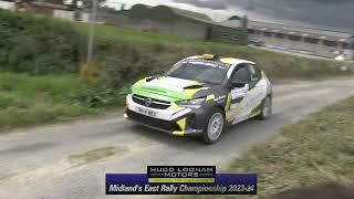 John O'Rourke 1st Overall ( Midlands East Rally Championship 2024 )