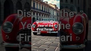 What year was the first Ferrari car produced? #automotiveheritage #automobile #vehiclehistory #car