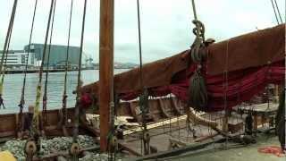 DRAGON HARALD FAIRHAIR: LAUNCHING - NAMING - HOISTING THE SAIL