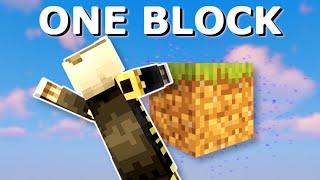 SKYBLOCK With Only One Block! - Minecraft Multiplayer Gameplay