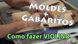 Como Fazer Violino - Moldes e Gabaritos #luthier #lifeinaday