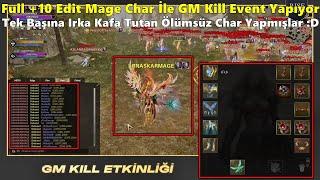 Rise Online -  Full +10 İtemli Edit Mage Char İle GM Kill Event Yapıyor | Ölmeyen Char Yapmışlar :D