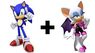 //-Random Sonic Character Fusion-// Sonic the Hedgehog + Rouge the Bat