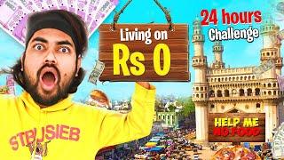 Living on Rs.0 For 24Hours in Hyderabad || *Almost Died*||Challenge