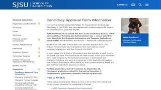 Advising: Overview of the SJSU iSchool Advising Toolkit
