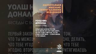 Манипуляция Мыслью: Секрет Алхимии Вселенной. Уолш Нил Дональд #shorts #shortsvideo #youtubeshorts