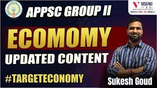 APPSC Group 2: Updated Economy  | Vishnu IAS Academy #targeteconomy