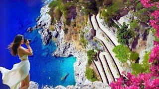 CAPRI, Italy: The Most Beautiful Scenic Walk in the World - Via Krupp