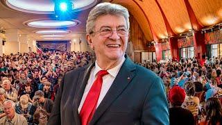 Meeting pour la 6e République et la Paix avec Jean-Luc Mélenchon, Alma Dufour et Maxime Da Silva