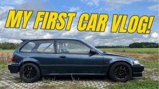 MY FIRST VLOG! // Civic B18C - Track car #nürburgring