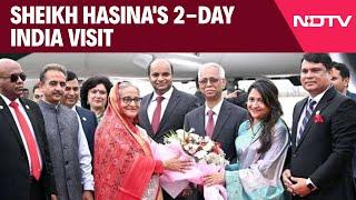 Sheikh Hasina In India | Bangladesh PM Sheikh Hasina Arrives On 2-Day Visit To India