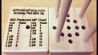 How we drill holes in our mini Monkey fist Jigs