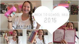 BACK TO SCHOOL HAUL 2015 | ThingsJuliaLoves️