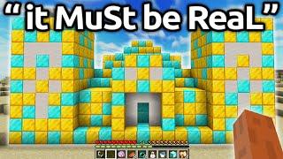 The FUNNIEST FAKE Minecraft Speedruns...