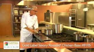 Custom Culinary Gold Label Savory Roasted Chicken Base Brand Intro