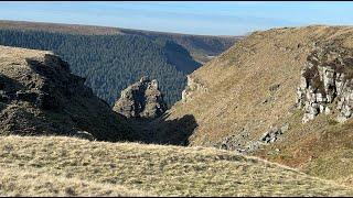 Crook Hill to Alport Castles & Gloster Meteor RA 487 Debris