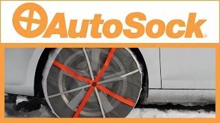 Fitting AutoSock snow socks