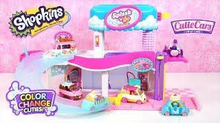 Shopkins Cutie Cars Color Change Cuties Splash n Go Spa Wash