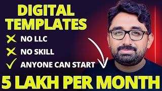 Sell Digital Templates To Make Money Online As A Beginner (Complete Course)