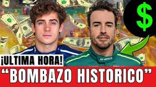 ¡HISTORICO! ¡ALONSO HABLA! COLAPINTO TIENE LO NECESARIO PARA BRILLAR EN LA F1 NOTICIAS DE F1 HOY