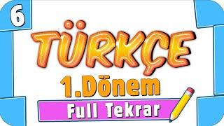 6. Sınıf Türkçe 1. Dönem Full Tekrar  #2022