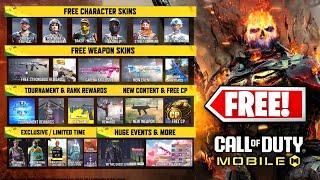 ALL 65+ FREE SEASON 7 REWARDS in COD Mobile! (FREE Characters, FREE CP, Legendary Gun & MORE) CODM