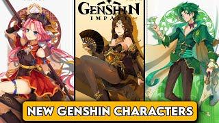 NEW FONTAINE CHARACTER'S ?? MY LIST OF NEW FONTAINE CHARACTER'S IN GENSHIN IMPACT !!